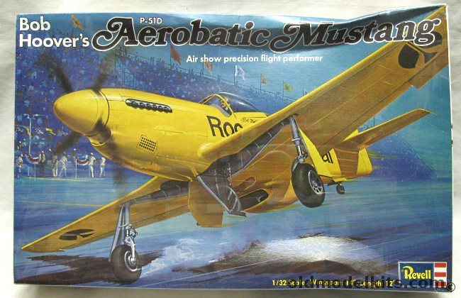 Revell 1/32 Bob Hoovers Acrobatic Mustang P-51D, H272 plastic model kit